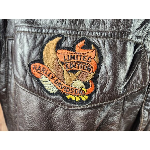 Harley Davidson Group TYPE A-2 Medium American Born Rare Leather Flight Jacket - Picture 4 of 13